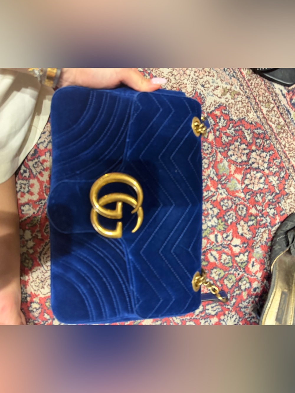 Gucci GG Marmont
Matelasse Medium Cobalt Blue